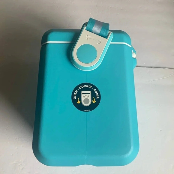 Igloo Crossbody Cooler 11 Qt Tag Along Turquoise New - Picture 6 of 9